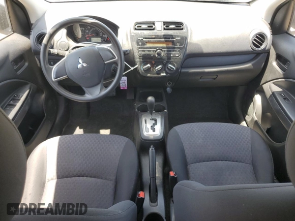 2017 Mitsubishi Mirage ES with VIN ML32A3HJ0HH020706, listed as a Copart auction lot 61858925 with 66,898 mi miles and Salvage title. Bid and sale history available at DreamBid. Image 8.