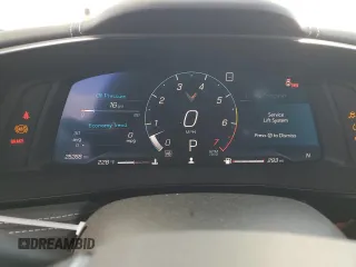2020 Chevrolet Corvette 2LT with VIN 1G1Y72D49L5107457, listed as a Copart auction lot 42349555 with 25,268 mi miles and Salvage Title. Bid and sale history available at carsss.com. Image 9.