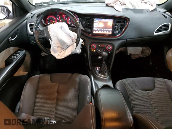 2015 Dodge Dart SXT with VIN 1C3CDFBB8FD119181, listed as a Copart auction lot 52602935 with 129,300 mi miles and Salvage Title. Bid and sale history available at carsss.com. Image 8.