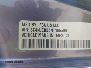 2022 Jeep Compass Latitude с VIN 3C4NJCBB5NT106599, выставлен на аукционе IAAI как лот 42111402 с пробегом 68 910 миль миль и . История ставок и продаж доступна на DreamBid. Изображение 9.