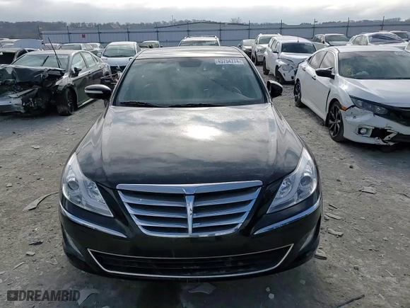 2013 Hyundai Genesis 3.8L with VIN KMHGC4DD9DU247134, listed as a Copart auction lot 76445384 with 117,461 mi miles and Non Repairable. Bid and sale history available at carsss.com. Image 11.