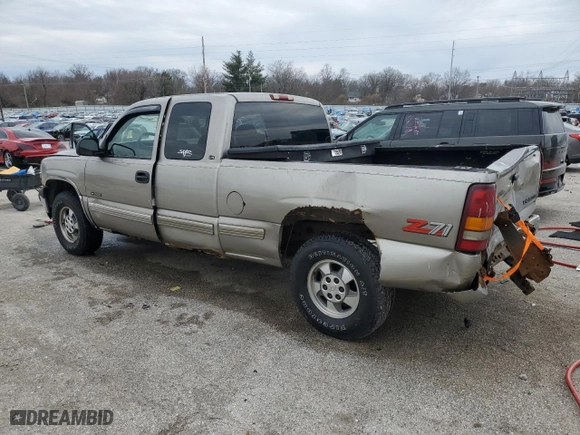 1999 Chevrolet Silverado 1500 LS with VIN 2GCEK19T7X1291064, listed as a Copart auction lot 45287715 with 215,822 mi miles and Non Repairable. Bid and sale history available at carsss.com. Image 2.