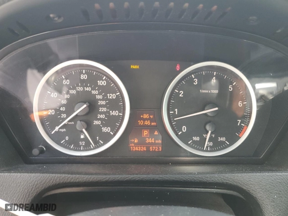 2013 BMW X6 xDrive35i with VIN 5UXFG2C59DL783279, listed as a Copart auction lot 59685334 with 134,324 mi miles and Salvage Title. Bid and sale history available at carsss.com. Image 9.
