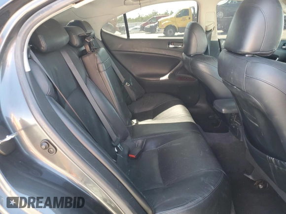 2008 Lexus IS 250 with VIN JTHBK262282078897, listed as a Copart auction lot 61847265 with 261,245 mi miles and Salvage title. Bid and sale history available at DreamBid. Image 10.