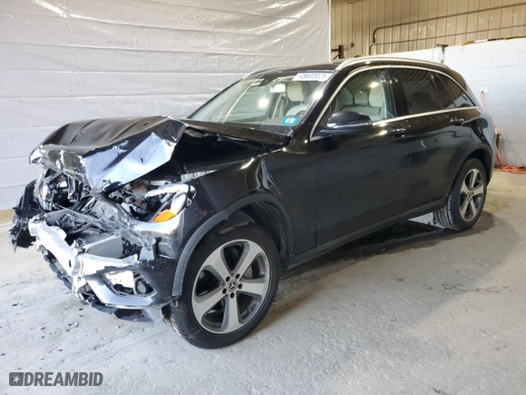 2017 Mercedes-Benz GLC with VIN WDC0G4KB1HV006402, listed as a Copart auction lot 48603025 with 50,000 mi miles and Salvage Title. Bid and sale history available at carsss.com. Image 1.
