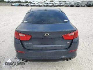 2015 Kia Optima LX with VIN KNAGM4A79F5604807, listed as a Copart auction lot 83410754 with 126,618 mi miles and Salvage Title. Bid and sale history available at DreamBid. Image 6.