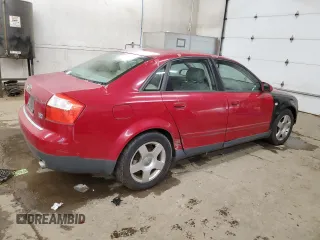 2002 Audi A4 1.8T with VIN WAULC68E32A307468, listed as a Copart auction lot 83027644 with 117,482 mi miles and Clean Title. Bid and sale history available at carsss.com. Image 3.