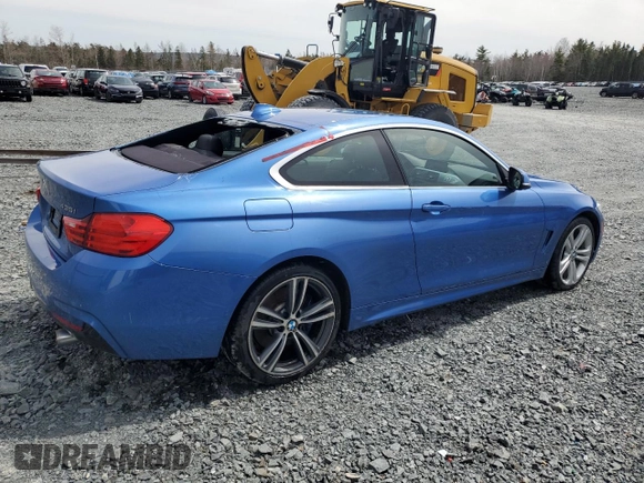 2015 BMW 4 Series 435i xDrive with VIN WBA3R5C53FK371770, listed as a Copart auction lot 55247065 with 121,070 mi miles and Clean title. Bid and sale history available at DreamBid. Image 3.