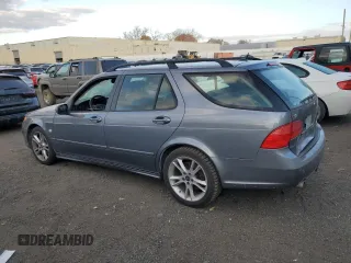 2008 Saab 9-5 with VIN YS3ED59G483508014, listed as a Copart auction lot 77747654 with 125,905 mi miles and Salvage Title. Bid and sale history available at carsss.com. Image 2.