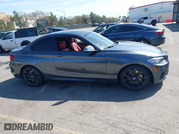 2014 BMW 2 Series M235i with VIN WBA1J7C51EVX33702, listed as a IAAI auction lot 41713337 with 83,076 mi miles. Bid and sale history available at carsss.com. Image 14.