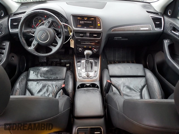 2014 Audi Q5 Premium Plus with VIN WA1CMAFP4EA078661, listed as a Copart auction lot 49681305 with 77,092 mi miles and Salvage title. Bid and sale history available at DreamBid. Image 8.