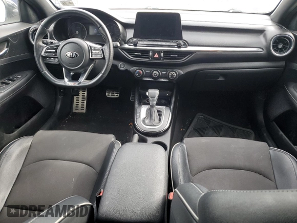 2020 Kia Forte GT-Line with VIN 3KPF34AD9LE200252, listed as a Copart auction lot 42927995 with 56,340 mi miles and Salvage Title. Bid and sale history available at carsss.com. Image 8.