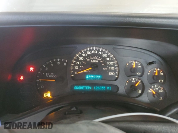 2004 Chevrolet Silverado 1500 LS with VIN 1GCEC14V84Z242416, listed as a Copart auction lot 87315594 with 126,355 mi miles and Salvage Title. Bid and sale history available at carsss.com. Image 9.