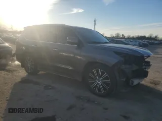 2018 Lexus LX with VIN JTJHY7AX4J4260540, listed as a Copart auction lot 42394315 with 63,202 mi miles and Salvage Title. Bid and sale history available at carsss.com. Image 4.