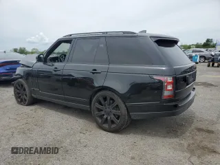 2017 Land Rover Range Rover HSE with VIN SALGS2FV9HA358168, listed as a Copart auction lot 58549255 with 140,763 mi miles and Salvage title. Bid and sale history available at DreamBid. Image 2.