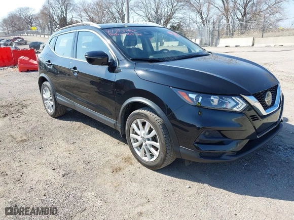 2020 Nissan Rogue Sport S with VIN JN1BJ1CW3LW394285, listed as a IAAI auction lot 41915147 with 62,610 mi miles. Bid and sale history available at carsss.com. Image 1.