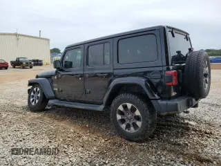 2018 Jeep Wrangler Unlimited Sahara with VIN 1C4HJXEG5JW211272, listed as a Copart auction lot 61765625 with 108,010 mi miles and Salvage title. Bid and sale history available at DreamBid. Image 2.
