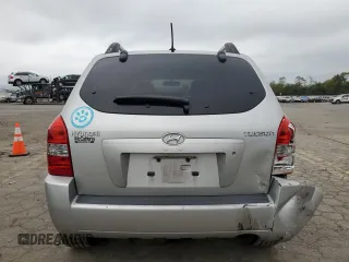2008 Hyundai Tucson GLS with VIN KM8JM12B08U870022, listed as a Copart auction lot 74515504 with 200,653 mi miles and Salvage Title. Bid and sale history available at carsss.com. Image 6.