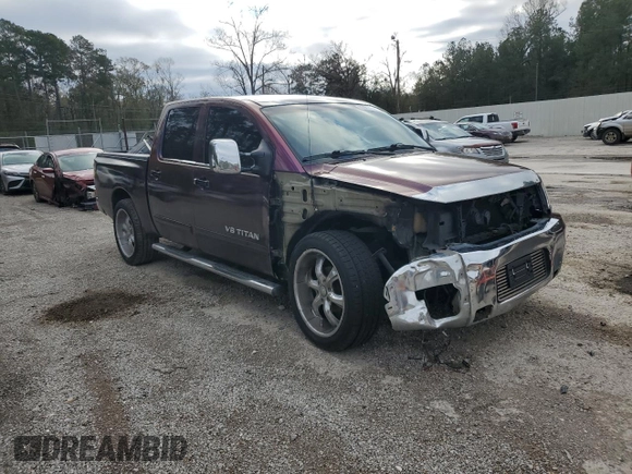 2007 Nissan Titan XE with VIN 1N6BA07A37N216827, listed as a Copart auction lot 86547314 with 139,116 mi miles and Salvage Title. Bid and sale history available at carsss.com. Image 4.