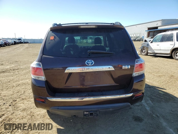 2011 Toyota Highlander Hybrid Limited with VIN JTEDC3EH2B2001565, listed as a Copart auction lot 46918695 with 152,304 mi miles and Salvage Title. Bid and sale history available at carsss.com. Image 6.