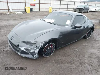 2017 Mazda MX-5 Miata RF Grand Touring with VIN JM1NDAM72H0101026, listed as a IAAI auction lot 41296441 with 79,286 mi miles. Bid and sale history available at carsss.com. Image 18.