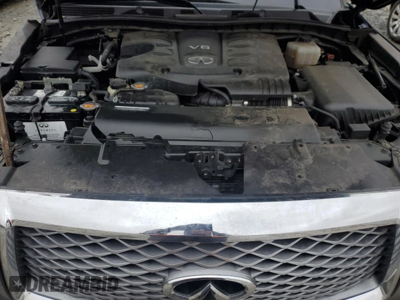 2021 Infiniti QX80 SENSORY with VIN JN8AZ2BC1M9476079, listed as a Copart auction lot 45186345 with 60,368 mi miles and Salvage Title. Bid and sale history available at carsss.com. Image 12.