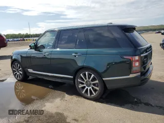 2014 Land Rover Range Rover Supercharged Autobiography with VIN SALGV2TFXEA176348, listed as a Copart auction lot 61078535 with 93,054 mi miles and Salvage title. Bid and sale history available at DreamBid. Image 2.