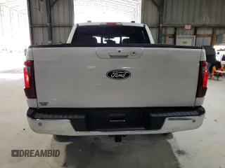 2024 Ford F-150 XLT with VIN 1FTFW3L57RKD55363, listed as a Copart auction lot 49289765 with 23,047 mi miles and Salvage Title. Bid and sale history available at carsss.com. Image 6.