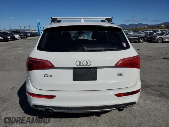 2012 Audi Q5 3.2L Premium Plus with VIN WA1DKAFP5CA100867, listed as a Copart auction lot 51688005 with 91,509 mi miles and Clean Title. Bid and sale history available at carsss.com. Image 6.