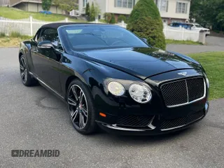 2014 Bentley Continental GT V8 with VIN SCBGT3ZA3EC091468, listed as a Copart auction lot 42641605 with 22,990 mi miles and Clean Title. Bid and sale history available at DreamBid. Image 1.