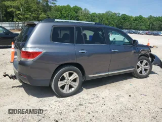 2012 Toyota Highlander Limited with VIN 5TDDK3EH5CS157343, listed as a Copart auction lot 54946205 with 146,654 mi miles and Salvage title. Bid and sale history available at DreamBid. Image 3.