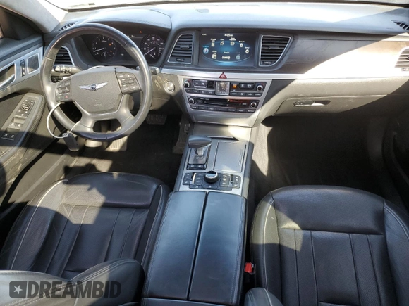 2018 Genesis G80 5.0L Ultimate with VIN KMHGN4JFXJU228703, listed as a Copart auction lot 49470565 with 95,585 mi miles and Salvage Title. Bid and sale history available at carsss.com. Image 8.