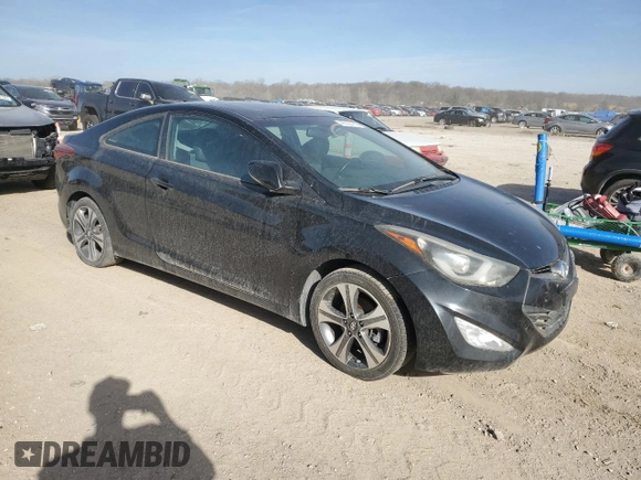 2014 Hyundai Elantra z VIN KMHDH6AH3EU026928, wystawiony jako Copart lot #49535485 z przebiegiem 94 282 mil mil oraz Tytuł czysty. Historia ofert i sprzedaży dostępna na DreamBid. Obrazek 4.