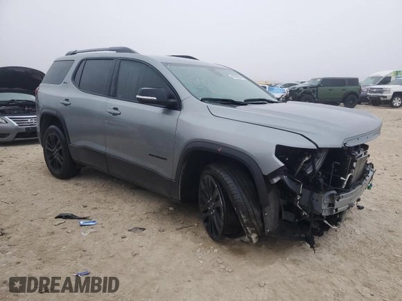 2023 GMC Acadia SLT with VIN 1GKKNMLS5PZ236359, listed as a Copart auction lot 43765185 with 20,388 mi miles and Salvage Title. Bid and sale history available at DreamBid. Image 4.