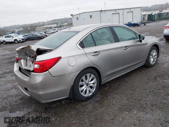 2015 Subaru Legacy Premium with VIN 4S3BNAC62F3066153, listed as a IAAI auction lot 41971164 with 57,888 mi miles and . Bid and sale history available at DreamBid. Image 4.