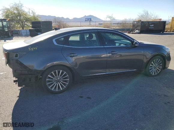2017 Kia Cadenza Technology with VIN KNALC4J15H5077770, listed as a Copart auction lot 79925594 with 148,044 mi miles and Salvage Title. Bid and sale history available at carsss.com. Image 3.
