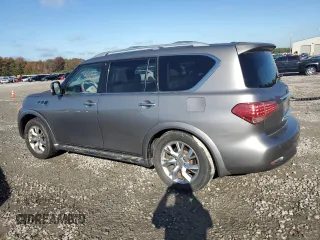 2011 Infiniti QX56 7-passenger with VIN JN8AZ2NEXB9001184, listed as a Copart auction lot 81480694 with 208,947 mi miles and Clean Title. Bid and sale history available at carsss.com. Image 2.