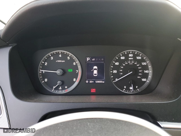 2016 Hyundai Sonata 2.4L Sport with VIN 5NPE34AF7GH269455, listed as a Copart auction lot 89130425 with 129,830 mi miles and Salvage Title. Bid and sale history available at carsss.com. Image 9.