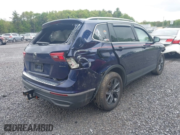 2022 Volkswagen Tiguan SE с VIN 3VV2B7AX1NM165598, выставлен на аукционе IAAI как лот 42321305 с пробегом 43 483 миль миль и . История ставок и продаж доступна на DreamBid. Изображение 4.