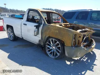 2018 Chevrolet Silverado 1500 Work Truck with VIN 1GCNCNEC3JZ253663, listed as a IAAI auction lot 41188317 with 1 mi miles. Bid and sale history available at carsss.com. Image 1.