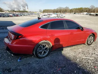 2021 Hyundai Sonata SEL with VIN KMHL64JA9MA166653, listed as a Copart auction lot 43030605 with 42,849 mi miles and Salvage Title. Bid and sale history available at carsss.com. Image 3.