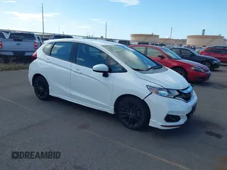 2018 Honda Fit Sport z VIN 3HGGK5H68JM723254, wystawiony jako IAAI lot #42005043 z przebiegiem 52 950 mil mil oraz . Historia ofert i sprzedaży dostępna na DreamBid. Obrazek 1.