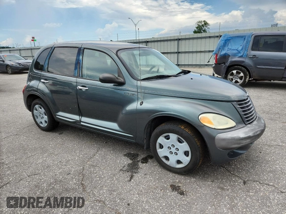 2003 Chrysler PT Cruiser with VIN 3C4FY48B23T556527, listed as a Copart auction lot 60886505 with 128,256 mi miles and Salvage title. Bid and sale history available at DreamBid. Image 4.