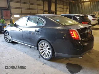 2012 Lincoln MKS with VIN 1LNHL9DR1CG806704, listed as a Copart auction lot 87666765 with 111,933 mi miles and Salvage Title. Bid and sale history available at carsss.com. Image 2.