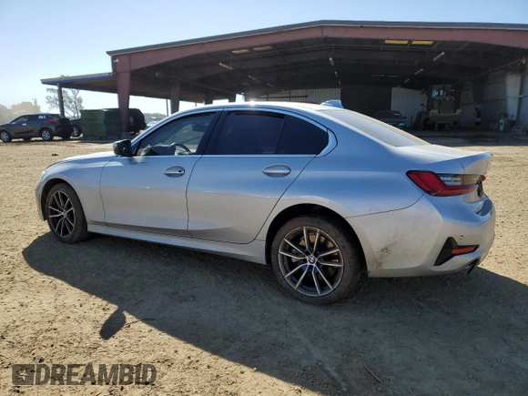 2020 BMW 3 Series 330i with VIN WBA5R1C02LFH39000, listed as a Copart auction lot 46874295 with Not provided miles and Salvage title. Bid and sale history available at DreamBid. Image 2.