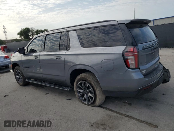 2021 Chevrolet Suburban Z71 с VIN 1GNSKDKD9MR385447, выставлен на аукционе Copart как лот 55764935 с пробегом 74 241 миль миль и Списание • Salvage title. История ставок и продаж доступна на DreamBid. Изображение 2.