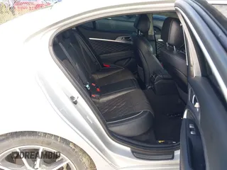 2019 Genesis G70 2.0T Advanced with VIN KMTG44LA2KU029902, listed as a IAAI auction lot 41977468 with 43,365 mi miles. Bid and sale history available at carsss.com. Image 8.
