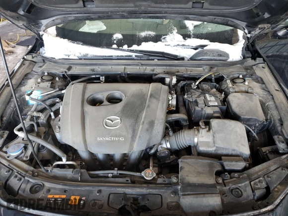 2019 Mazda 3 Premium with VIN 3MZBPAEM4KM105014, listed as a Copart auction lot 42347835 with 46,813 mi miles and Salvage Title. Bid and sale history available at DreamBid. Image 11.