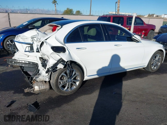 2016 Mercedes-Benz C 300 Luxury with VIN 55SWF4KB3GU117919, listed as a IAAI auction lot 41330346 with 92,810 mi miles and . Bid and sale history available at carsss.com. Image 4.