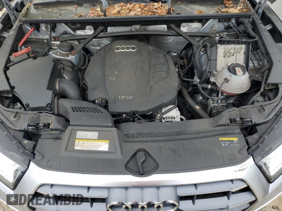 2018 Audi Q5 Premium Plus with VIN WA1BNAFYXJ2150534, listed as a Copart auction lot 59763445 with 47,983 mi miles and Salvage title. Bid and sale history available at DreamBid. Image 12.